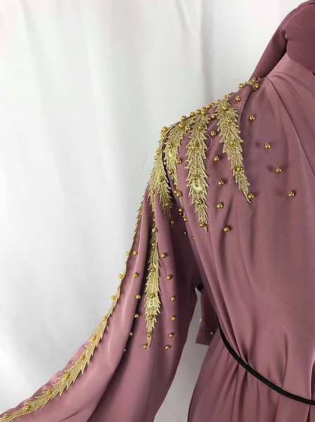 Abaya Kimono palm Jumeirah Rose