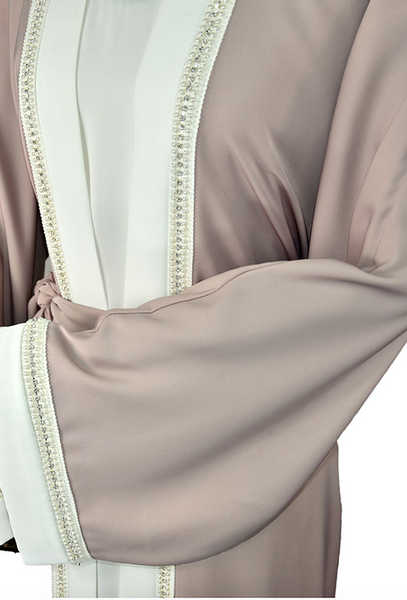 Abaya Kimono rose pearly