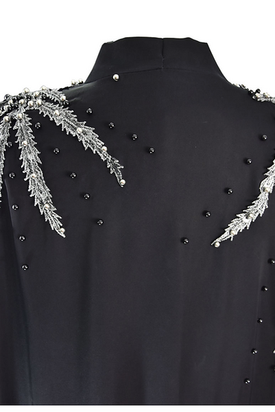 Abaya Kimono palm Jumeirah Noire