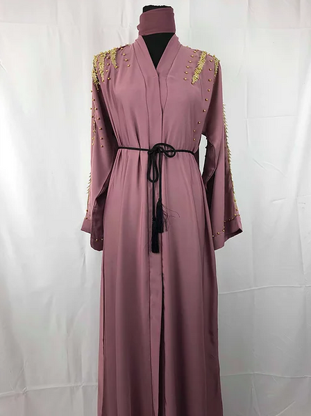 Abaya Kimono palm Jumeirah Rose